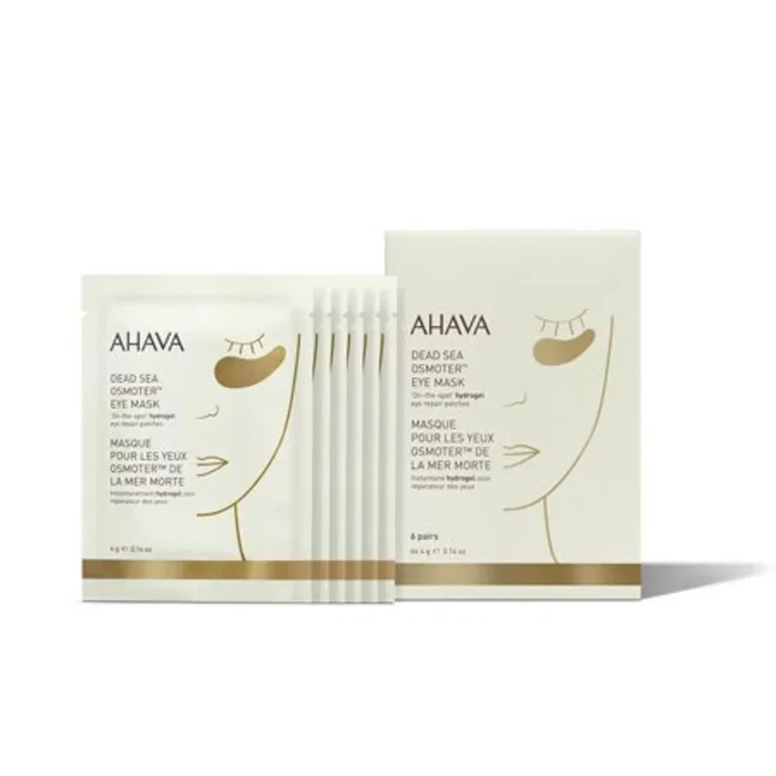 Ahava Dead Sea Osmoter Parches Reparadores para el Ojo, 6 unidades